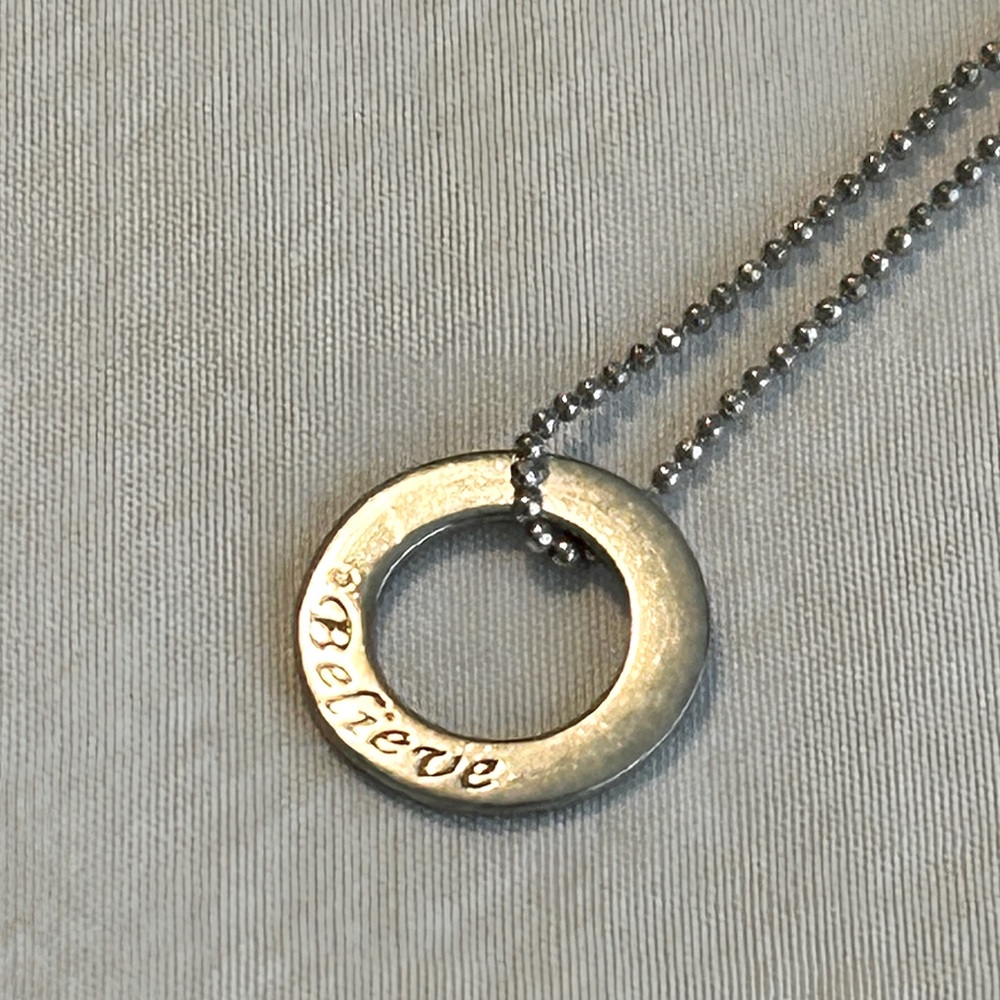 M2 by Mary Margrill “Believe” necklace